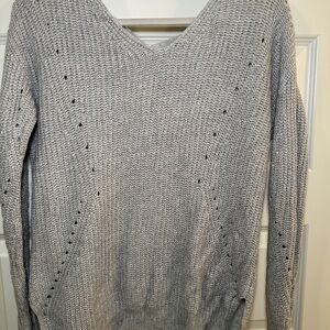 Women's Gray Knit Sweater